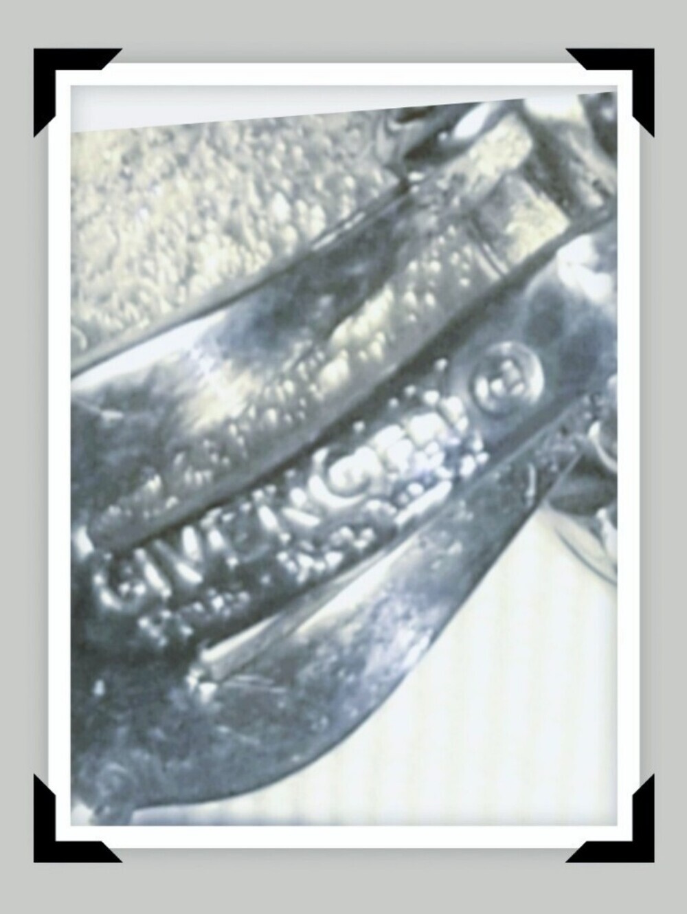 GIVENCHY PARIS NY Door Knocker Earrings - Picture 3 of 5